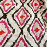 Loft Shorts Women’s Size 12 Beige The Riviera Embroidered Linen Geometric Photo 7