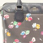 Coach Black Floral MINI BENNETT SATCHEL SMALL WILDFLOWER Handbag Photo 1