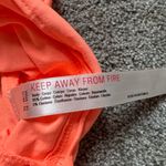 Free People FP Movement Hot Shot Mini Dress in Neon Coral Orange Size Large Photo 15