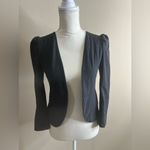 Urban Outfitters  Pins and needles black crop jacket puff sleeves XS Photo 2