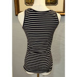 Boden Tank Top Women S Navy Blue Striped Sleeveless Top Nautical Beach Yacht Photo 3
