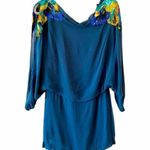 Antik Batik Blue Cassia T Sequin Mini Dress Photo 0