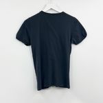 Windsor  V Neck Lace Up Tiger Short Sleeve Shirt XS Photo 6