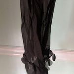 Punk Rave Goth Rock Fashion Black L/S Shirt Tops Steampunk Sheer L Y2k Collared Size L Photo 2