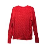 Brooks Brothers  Cable Knit Golden Fleece Sweater Red Small Photo 1