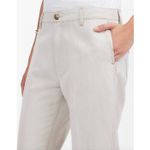 Madewell  The Dean Easy Straight Pant Bone Beige Cotton Linen Relaxed W 24 NWT Photo 4