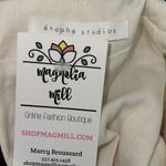 Etophe studios NWT! Etophe Sudios Creme Linen Dress with Wrap Skirt Size Small Photo 6