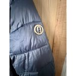 Bernardo Ladies' Blue Hooded EcoPlume Packable Quilted Puffer Winter Coat Size M Photo 3