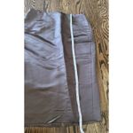 J Crew Brown 100% Silk Pencil Skirt Lined Preppy Glam Party Office Academia 10 Photo 3