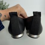 Franco Sarto  Women's Ailee Square Toe Black Leather Flats Loafers 8.5M Workwear Photo 5