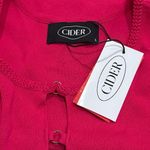 Cider NEW  Barbie Pink Front Cutout College Chic Tank Size L Photo 3