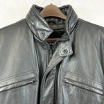 wilson's leather Vintage  Jacket Mens Large Lined Heavyweight Outdoor Grunge Goth Photo 1