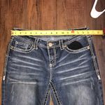 Seven7  Women's Boot Cut Jeans in Distressed Blue Photo 9