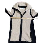 Anthropologie Sparrow Boucle Knit Color Block Wool Blend Sweater Jacket Sz S Black Photo 7