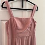 Azazie  Alara Dusty Rose Bridesmaid Dress with Slit Chiffon Stretch Size 10 Photo 5