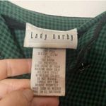 Vintage Lady Dorby Green Houndstooth Button Up Blazer Jacket Size undefined Photo 4