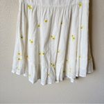 For Love & Lemons  White Embroidered Yellow Daisy Mini Dress Womens S Eyelet Photo 4