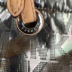 Michael Kors  Metallic Mirror PVC and Leather North South Tote Photo 8