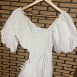 Free People  Kalina White Side Cutout Midi Dress Size‎ Small Photo 4