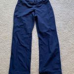 Navy Straight leg yoga pants Size L Photo 0