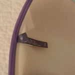 Aerie  Floral Purple Bikini Top Medium Photo 3