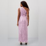Mac Duggal  26694 Sequined Ruched One Shoulder Gown‎ in Lilac Size 16 Photo 2