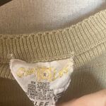 None FINAL MARKDOWN Vintage V-Neck cowboy Sweater with Contrast Stitching large Photo 3