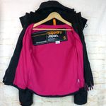 Superdry Jacket Womens S Black Arctic Windcheater Fleece Lining Zippers Gorpcore Photo 11