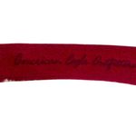 American Eagle Vintage Red Nautical Belt Americans Eagle Outfitters with Silver D ring Photo 5