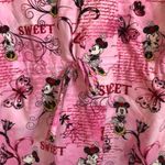 Disney  Minnie Mouse sweet butterflies scrubs top‎ women's size M Photo 6