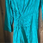 & Other Stories & Other Stories Paris Atelier Twist Knot Green Striped Long Sleeve Midi Dress Photo 7