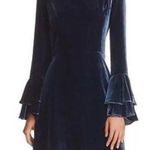 Parker Blue Velvet Valentine Dress NWOT Size 2 Photo 0