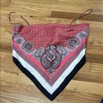 ZARA  Black and Pink Asymmetrical Tie Front Camisole Photo 0