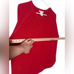 Sweet Romeo  Vibrant Red Knit Top,Size XL Photo 4