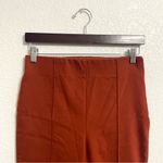 Loft Womens Pants Burnt Orange Front Seamed High Waist Ankle Side Zip Size 6 Photo 2