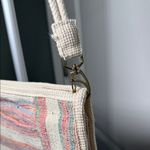 Carpetbags of America Chic Striped Shoulder Bag in Cream and Red Photo 7