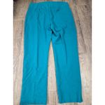 Chico's Elastic Waist Pull On Dress Pants Size 3 Tall Long - XL 16/18 Jade Green Photo 4