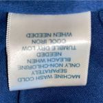 Blair daisy short sleeve crewneck blue white yellow soft tee T-shirt top size L Photo 5