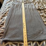 Athleta Black and White Striped Stretch Knit Pencil Skirt Size S Photo 9
