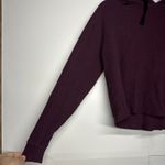 Victoria's Secret Victoria’s Secret PINK Maroon Cropped Hoodie Size XS Long Sleeve Pullover Photo 1