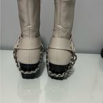 Dolce Vita Cream Ankle Boots with Harness Detail Black Size 7 Photo 2