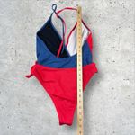 Solid & Striped Solid‎ & Striped Matilde Red Blue One Piece Swimsuit Size M Anthropologie Photo 5