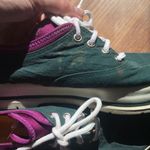 Vintage Rubber Bass Shoes Size 6.5 Women Style GH BASS Green and Purple Classic Photo 5