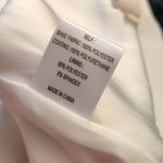 Meshki  White Faux Leather Corset Crop Top Size Medium Photo 3