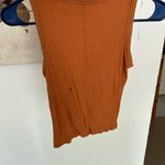 Rachel Roy ☀️3/$25  Orange ribbed tank top Photo 6