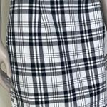 Black and White Plaid Mini Skirt Size M Photo 2