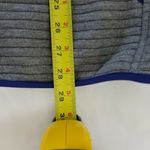 Simply Southern  Sweater Womens Large 1/4 Snap Pullover Gray Blue Ribbed Photo 6