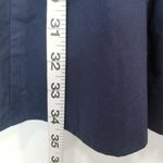 Derek Lam 10 Crosby Navy Collared Poplin Shirt Dress Pleated School Girl Blue Size 0 Photo 6