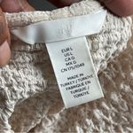 H&M  | Cream Textured Bodycon Midi Dress Sz L Photo 4