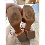 Women's Cordani Made in Italy Bowdie Platform Brown Leather Block Heels size 38 Photo 4